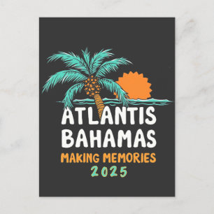 Carte Postale Atlantis Bahamas Faire des souvenirs 2025
