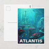 Carte Postale Atlantis Mythologie Voyage (Devant / Derrière)