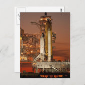 Carte Postale Atlantis Space Shuttle lancement NASA (Devant / Derrière)