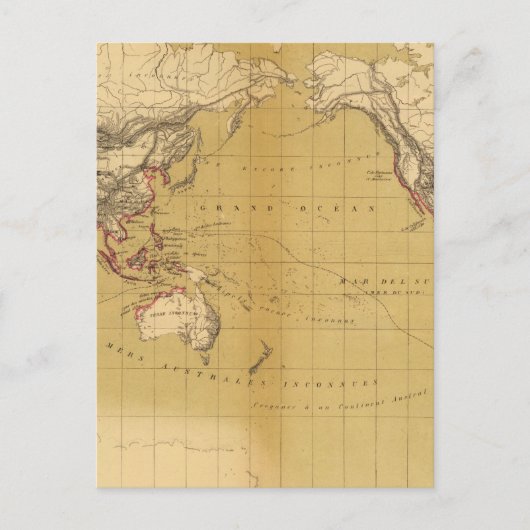 Carte Postale Atlas de 1550 (Devant)