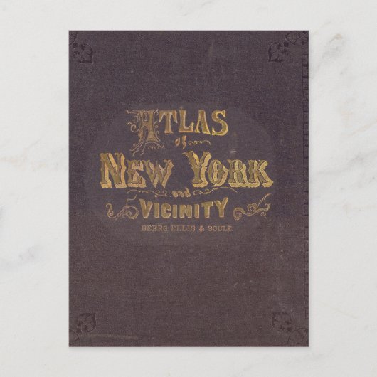 Carte Postale Atlas de New York (Devant)