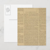 Carte Postale Atlas de préface de l'état du Maine (Devant / Derrière)