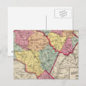 Carte Postale Atlas topographique des comtés du Maryland 2 (Devant / Derrière)