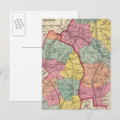 Carte Postale Atlas topographique des comtés du Maryland 4 (Devant / Derrière)