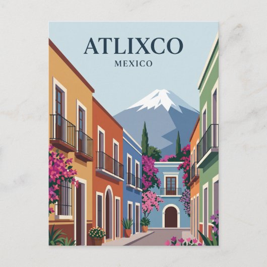 Carte Postale Atlixco Mexique (Devant)