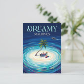 Carte Postale Atoll Baa Maldives (Debout devant)