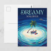 Carte Postale Atoll Baa Maldives (Devant / Derrière)