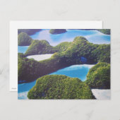 Carte postale Atoll-Palau du Pacifique (Devant / Derrière)