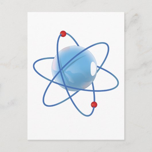 Carte Postale Atome (Devant)