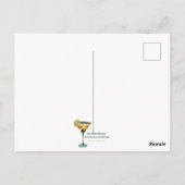 Carte Postale Atomic Retro Futuristic Martini Breakfast Bar (Dos)