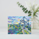 Carte Postale Atomium Belgique (Debout devant)