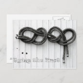 Carte Postale Attacher le noeud (Devant / Derrière)