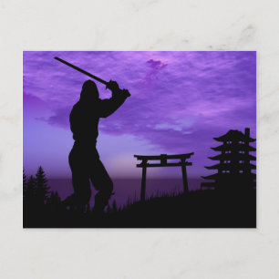 Carte Postale Attaque de Ninja