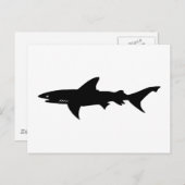 Carte Postale Attaque de requin - Plongée avec requins Élégant n (Devant / Derrière)