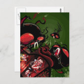 Carte Postale attaque d'octobre (Devant / Derrière)