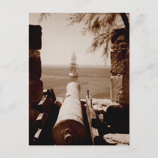 Carte Postale Attaque pirate (Devant)