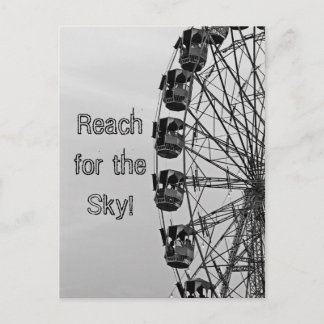 Carte Postale Atteignez le ciel, grande roue