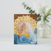 Carte Postale : "Atteindre Mon Coeur" (Debout devant)