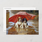 Carte Postale Attendez jusqu'à ce que les nuages roulent par W.H (Devant / Derrière)