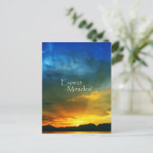 Carte Postale Attendez-vous à Miracles ! (Debout devant)