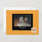 Carte Postale Attendre (Devant / Derrière)