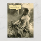 Carte Postale "Attends...ce n'est pas une lune" Que le quatrième (Devant)