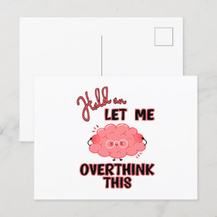 Carte Postale Attends, Laisse-moi Reconsidérer Ça