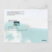 Carte Postale Attends l'Eternel (Dos)