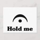 Carte Postale Attends-moi : Je suis une Fermata (Devant)