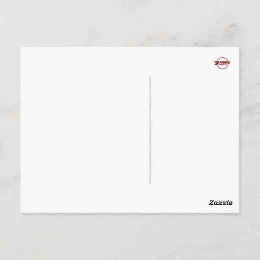 Carte postale ATTENTE (Dos)