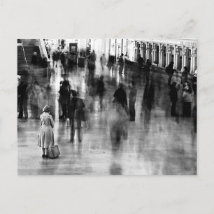 Carte Postale Attente à la gare Grand Central
