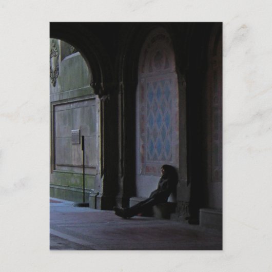 Carte Postale Attente à la terrasse de Bethesda (Devant)