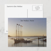 Carte Postale Attente de la voile (Devant / Derrière)