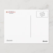 Carte Postale Attente du chat (Dos)