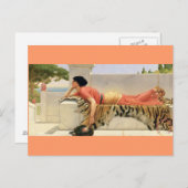 Carte Postale Attentes - vintages - Godward (Devant / Derrière)