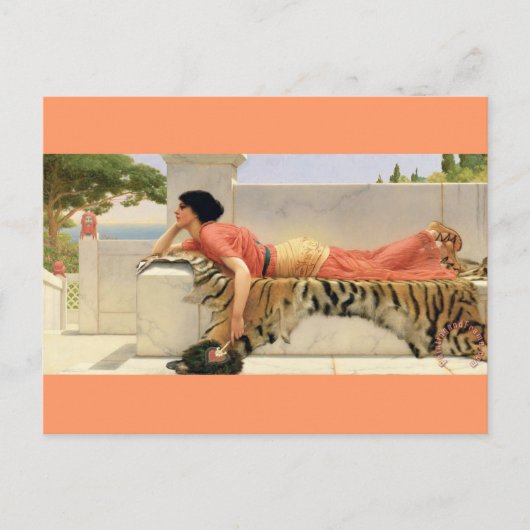 Carte Postale Attentes - vintages - Godward (Devant)