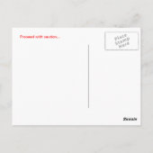 Carte Postale Attention (Dos)