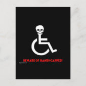 Carte Postale Attention (Devant)