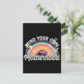 Carte Postale Attention à votre propre maternité, cadeaux de la  (Debout devant)