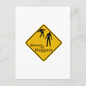 Carte Postale Attention aux huggers (Devant)
