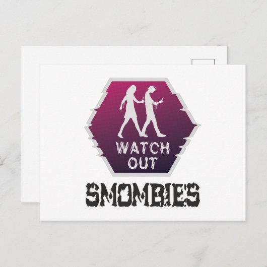 Carte Postale Attention aux mombies (Devant / Derrière)