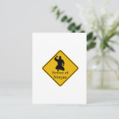 Carte Postale Attention aux Ninjas (Debout devant)