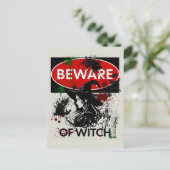 Carte Postale Attention aux signes sorciers (Debout devant)