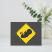 Carte Postale Attention : Baby Ahead ! (Debout devant)