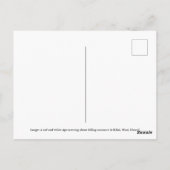 Carte Postale Attention - Chute de noix de coco ! (Dos)