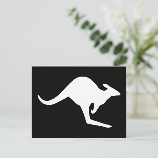 Carte Postale Attention Kangaroo (Debout devant)