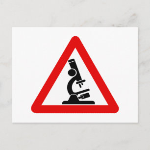 Carte Postale Attention : SCIENCE !