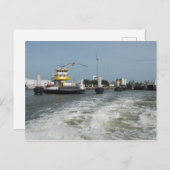 Carte Postale Atterrissage du ferry Galveston (Devant / Derrière)