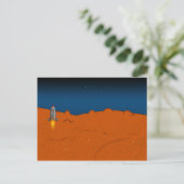 Carte Postale atterrissage sur mars (Debout devant)
