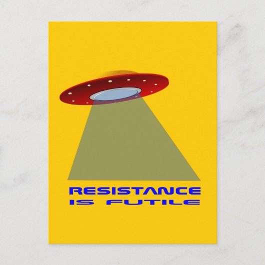 Carte Postale Atterrissage UFO (Devant)